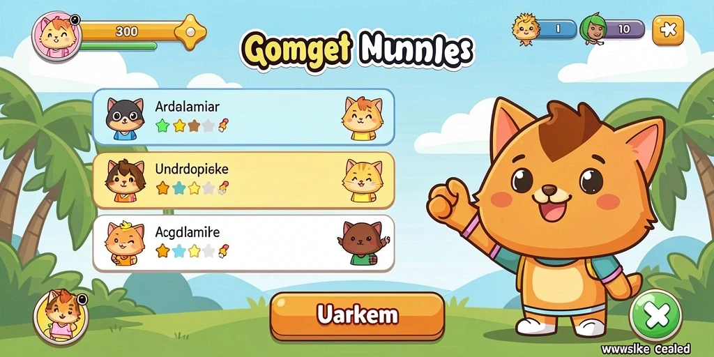 Kompetisi seru dengan pemain lain di mode multiplayer.