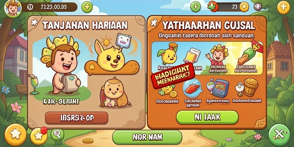 Pengalaman bermain yang seru dan mengasyikkan.