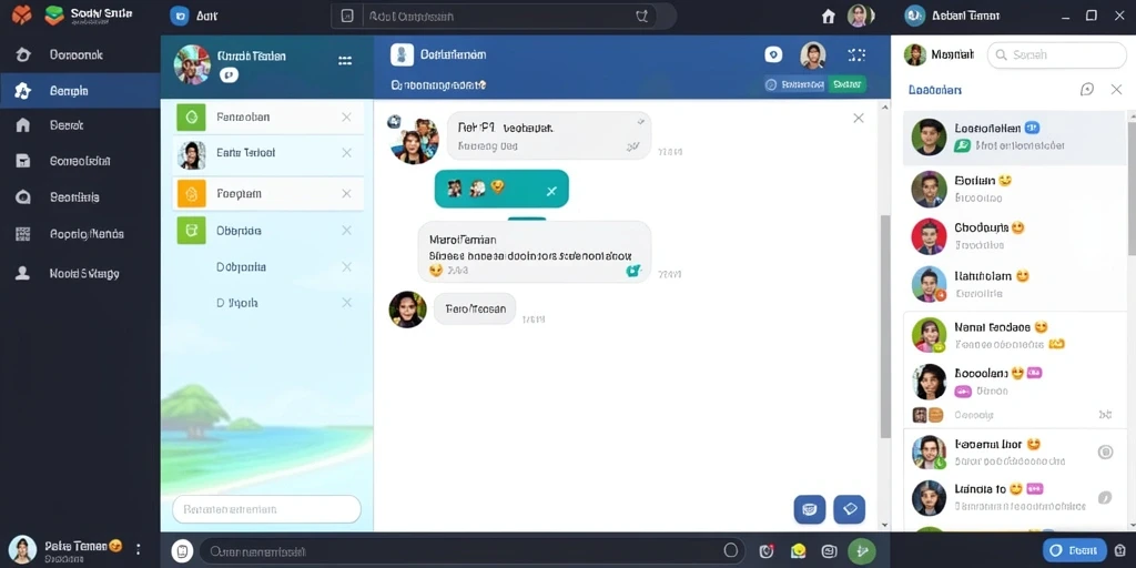 Fitur sosial untuk berinteraksi dengan pemain lain.