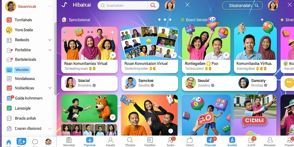 Karakter utama dalam DEWANUSA berinteraksi dengan elemen lingkungan yang kaya.