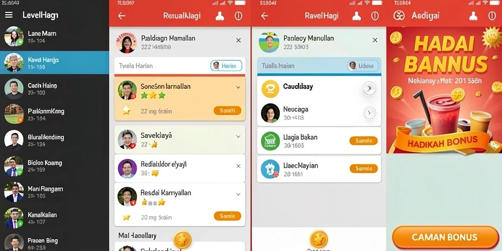 Fitur bonus harian yang menarik.