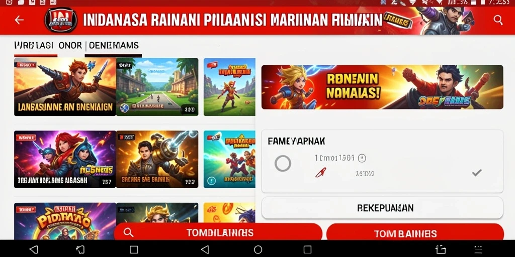 Screenshot ketiga: Fitur bonus yang menguntungkan untuk pemain.
