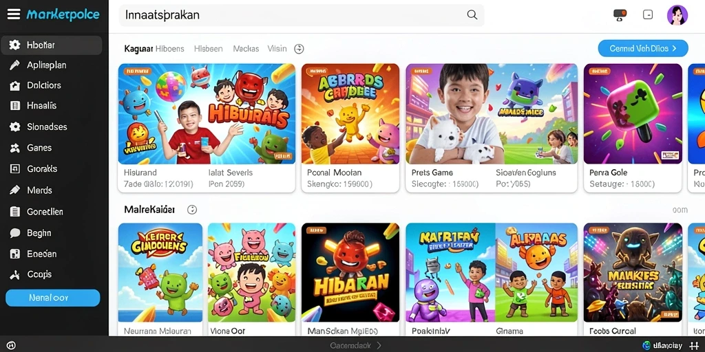 Gambar ini menunjukkan salah satu level dengan grafis yang menawan.