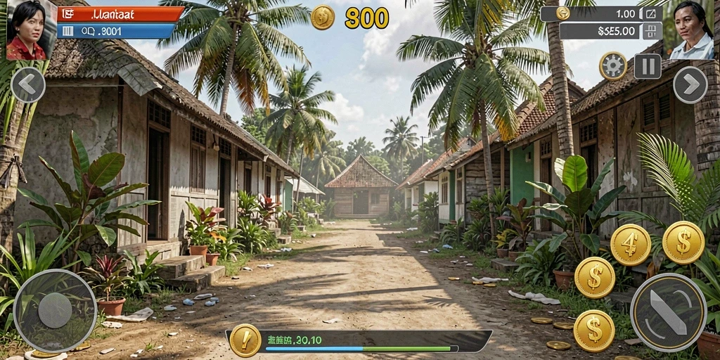 Fitur live chat untuk interaksi global antara pemain.